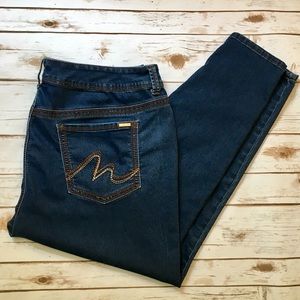 Melissa McCarthy Seven7 Pencil Jeans 22W Dark